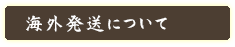 海外発送について